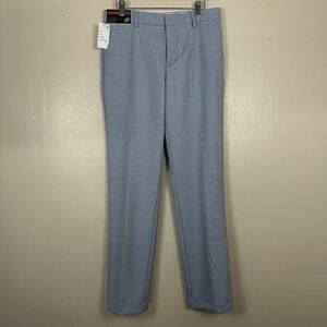 J Ferrar Men's 36x32 Slim Fit Light Blue Dress Pants Formal Wedding Party NEW
